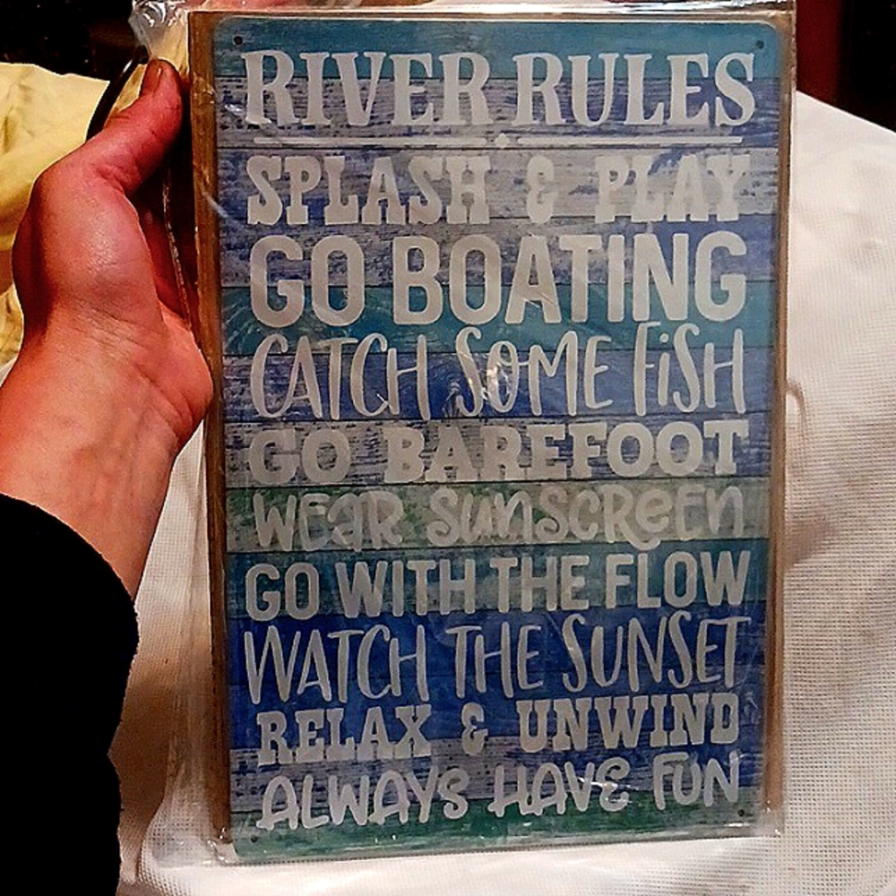 🏷3/$15 Metal Decor Sign